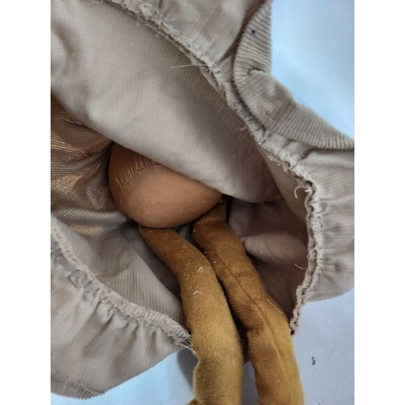 VINTAGE Female Terrier Dog Figurine Shelf Sitter Plush Resin Christmas Sweater - Picture 7 of 8